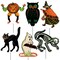 Beistle 11½in.-12¼in. Plastic Vintage Halloween Yard Signs - 6 Pack